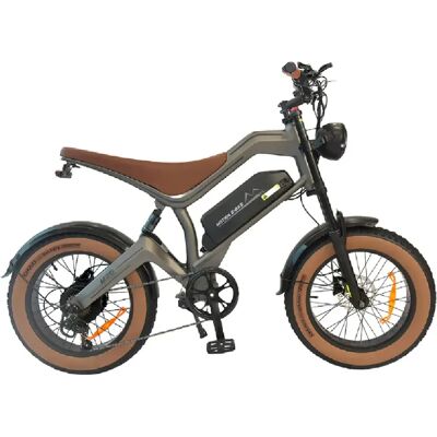 Vélo électrique pliable DYU M20,moteur 48V 1000W,48V 18.2Ah,Gris - Publicité Vélo électrique pliable DYU M20,moteur 48V 1000W,48V 18.2Ah,Gris - Publicité