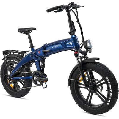 Hygge Bikes Sorø 2026 - Vélo électrique pliant à pneus larges 48V 14,5Ah - Bleu royal - Publicité Hygge Bikes Sorø 2026 - Vélo électrique pliant à pneus larges 48V 14,5Ah - Bleu royal - Publicité