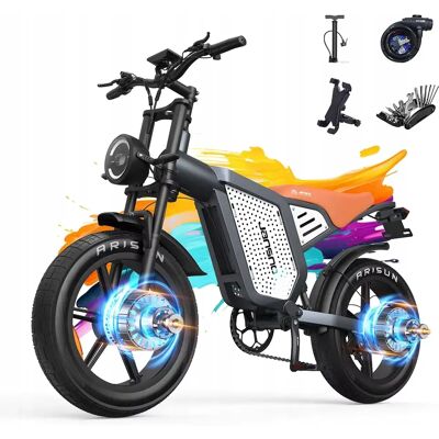 Vélo Électrique Jansno X60 Double Moteur 1500W 48V 23Ah Autonomie 80km 48km/h NFC - Publicité Vélo Électrique Jansno X60 Double Moteur 1500W 48V 23Ah Autonomie 80km 48km/h NFC - Publicité
