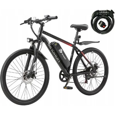 SINOHON Vélo Électrique 750W Autonomie 60km Batterie Amovible 7 Vitesses Shimano Vitesse 25/40km/h - Publicité SINOHON Vélo Électrique 750W Autonomie 60km Batterie Amovible 7 Vitesses Shimano Vitesse 25/40km/h - Publicité