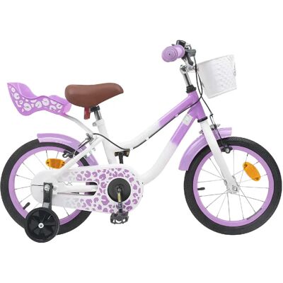 vidaXL Vélo pour Enfants 16 Pouces pour 4-6 ans Pourpre - Publicité vidaXL Vélo pour Enfants 16 Pouces pour 4-6 ans Pourpre - Publicité