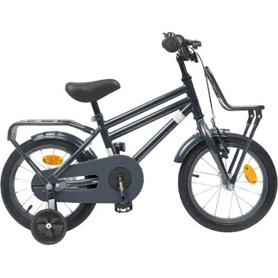 vidaXL Vélo pour Enfants 16 Pouces pour 4-6 ans Gris foncé - Publicité vidaXL Vélo pour Enfants 16 Pouces pour 4-6 ans Gris foncé - Publicité