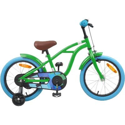 vidaXL Vélo pour Enfants 16 Pouces pour 4-6 ans Vert - Publicité vidaXL Vélo pour Enfants 16 Pouces pour 4-6 ans Vert - Publicité