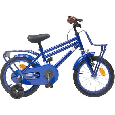 vidaXL Vélo pour Enfants 14 Pouces pour les 3-5 ans Bleu foncé - Publicité vidaXL Vélo pour Enfants 14 Pouces pour les 3-5 ans Bleu foncé - Publicité