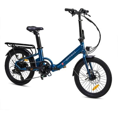 Hygge Bikes Virum Step 2026 - Vélo Électrique Pliant Ultra-Léger 36V 10Ah - Bleu Saphir - Publicité Hygge Bikes Virum Step 2026 - Vélo Électrique Pliant Ultra-Léger 36V 10Ah - Bleu Saphir - Publicité