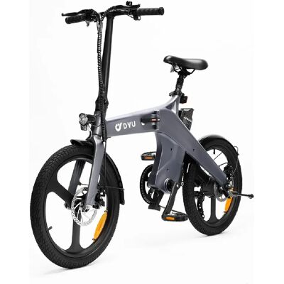 DYU T1 Vélo Électrique Adulte 250W 36V10Ah Pneu Large 20" Ville - Publicité DYU T1 Vélo Électrique Adulte 250W 36V10Ah Pneu Large 20" Ville - Publicité