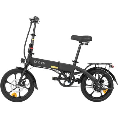 Vélo Électrique Pliable DYU A1F Pro Adulte 250W 36V7,5AH Pneus 16 Pouces Compact Urbain - Publicité Vélo Électrique Pliable DYU A1F Pro Adulte 250W 36V7,5AH Pneus 16 Pouces Compact Urbain - Publicité