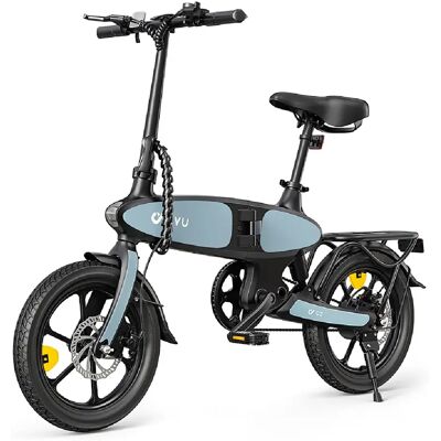 Vélo Électrique Adulte DYU C2 350W 36V10AH Pneus 16 Pouces Tout-Terrain Compact Urbain - Publicité Vélo Électrique Adulte DYU C2 350W 36V10AH Pneus 16 Pouces Tout-Terrain Compact Urbain - Publicité