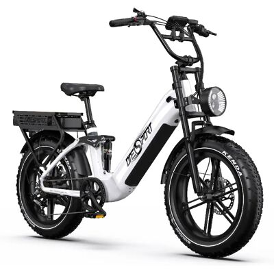 Vélo électrique adulte ONESPORT OT08 Pro, moteur 500W, double batterie 48V 18Ah - Publicité Vélo électrique adulte ONESPORT OT08 Pro, moteur 500W, double batterie 48V 18Ah - Publicité