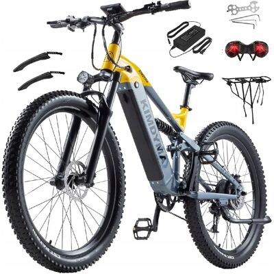 KIMDYMA Vélo électrique K01 1000W, batterie Samsung 48V20Ah, autonomie 100km,Shimano 9 vitesses - Publicité KIMDYMA Vélo électrique K01 1000W, batterie Samsung 48V20Ah, autonomie 100km,Shimano 9 vitesses - Publicité
