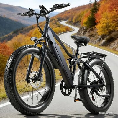 Vélo électrique CMACEWHEEL TP26 26" Moteur 1000W Tout Terrain 48V 18AH 7 vitesses 45KMH - Publicité Vélo électrique CMACEWHEEL TP26 26" Moteur 1000W Tout Terrain 48V 18AH 7 vitesses 45KMH - Publicité