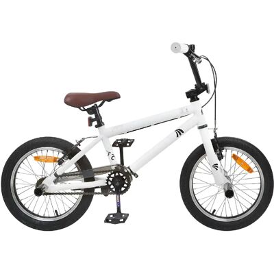 vidaXL BMX 16 Pouces pour 5-8 ans Blanc - Publicité vidaXL BMX 16 Pouces pour 5-8 ans Blanc - Publicité