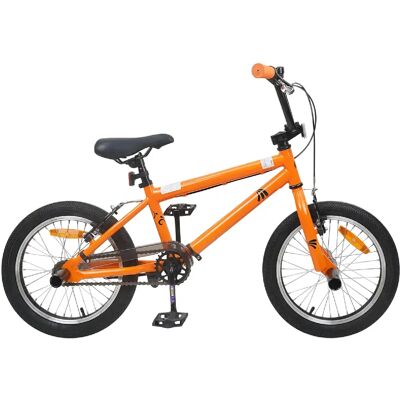 vidaXL BMX 16 Pouces pour 5-8 ans Orange - Publicité vidaXL BMX 16 Pouces pour 5-8 ans Orange - Publicité
