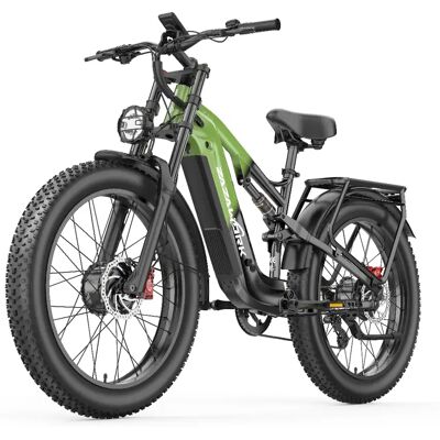 ZAZAWORK Vélo électrique CF26 MAX Double moteur 2000W batterie 48V25Ah hydrauliques autonomie 120km - Publicité ZAZAWORK Vélo électrique CF26 MAX Double moteur 2000W batterie 48V25Ah hydrauliques autonomie 120km - Publicité