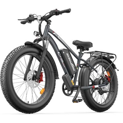 ZAZAWORK vélo électrique CF26 1000W batterie 48V20Ah freins hydrauliques pneus 26x4.0 7 vitesses - Publicité ZAZAWORK vélo électrique CF26 1000W batterie 48V20Ah freins hydrauliques pneus 26x4.0 7 vitesses - Publicité