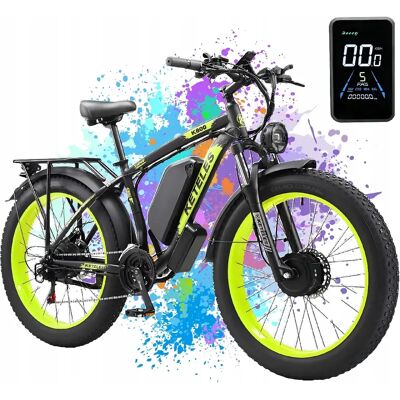 velo electrique KETELES K800 Moteur 2000W(2*1000W) - batterie 48V 23Ah - Autonomie 100km - avec pneus 20"*4.0 VTT homme - Publicité velo electrique KETELES K800 Moteur 2000W(2*1000W) - batterie 48V 23Ah - Autonomie 100km - avec pneus 20"*4.0 VTT homme - Publicité