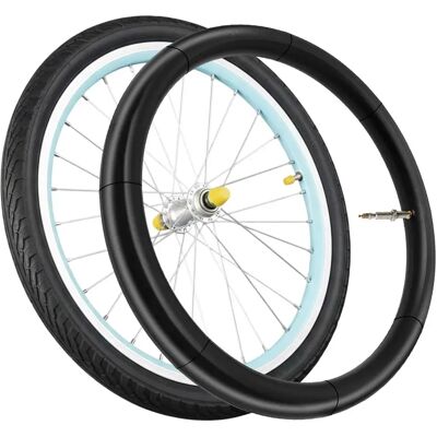 Avizar Chambre à Air 24x1.75 à 1.90 pour Vélo en Caoutchouc avec Valve 44mm Noir - Publicité Avizar Chambre à Air 24x1.75 à 1.90 pour Vélo en Caoutchouc avec Valve 44mm Noir - Publicité