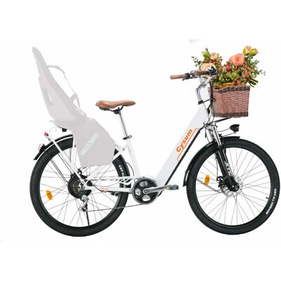 CYSUM Vélo électrique Cityrun batterie 36V10Ah autonomie 80km 7 vitesses Shimano urbain - Publicité CYSUM Vélo électrique Cityrun batterie 36V10Ah autonomie 80km 7 vitesses Shimano urbain - Publicité