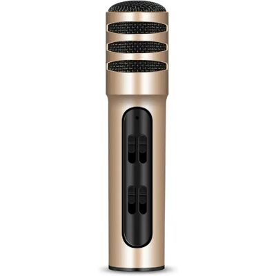 Yonis microphone karaoké sans fil - Or - Publicité Yonis microphone karaoké sans fil - Or - Publicité