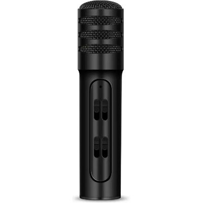 Yonis Microphone de karaoké portable - Noir - Publicité Yonis Microphone de karaoké portable - Noir - Publicité