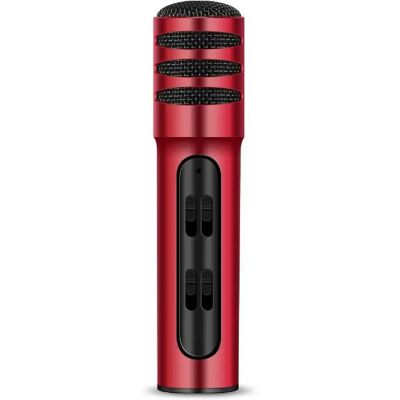Yonis Microphone karaoké portable - Rouge - Publicité Yonis Microphone karaoké portable - Rouge - Publicité
