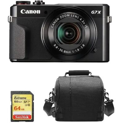 Appareil Photo Compact Canon G7X II - 20,1MP, Zoom 4.2x, Wi-Fi, Écran Tactile 3.0" - Publicité Appareil Photo Compact Canon G7X II - 20,1MP, Zoom 4.2x, Wi-Fi, Écran Tactile 3.0" - Publicité