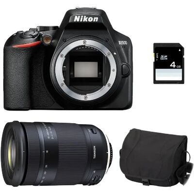 Nikon D3500 + TAMRON 18-400 + Sac - Publicité Nikon D3500 + TAMRON 18-400 + Sac - Publicité