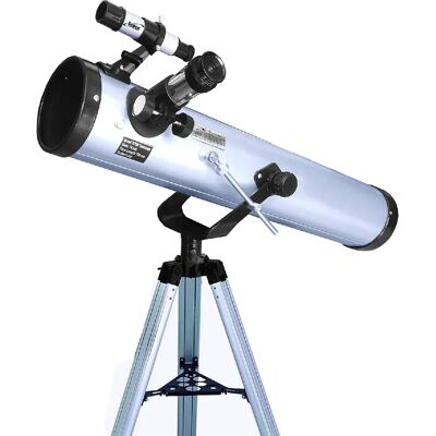 Télescope Haute Qualité 700 76 mm Lunette Astronomique Spatial 140X Trépied YONIS - Publicité Télescope Haute Qualité 700 76 mm Lunette Astronomique Spatial 140X Trépied YONIS - Publicité