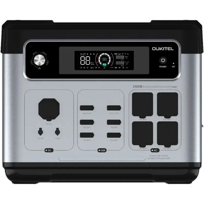 Genergy centrale électrique portable -OUKITEL - P2400E 2400W - 2048Wh - Publicité Genergy centrale électrique portable -OUKITEL - P2400E 2400W - 2048Wh - Publicité