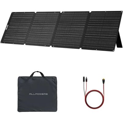 ALLPOWERS SE200 Panneau solaire pliable - 200W - Publicité ALLPOWERS SE200 Panneau solaire pliable - 200W - Publicité