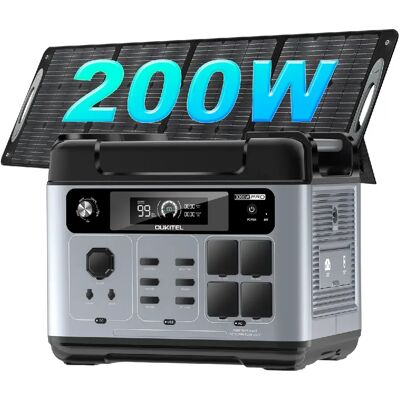 Station énergétique portable OUKITEL P2001E PRO 3200W 2048Wh UPS panneau solaire 200W - Publicité Station énergétique portable OUKITEL P2001E PRO 3200W 2048Wh UPS panneau solaire 200W - Publicité