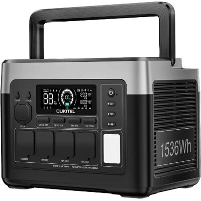Station énergétique portable OUKITEL P1500E Plus 1800W 1536Wh - Publicité Station énergétique portable OUKITEL P1500E Plus 1800W 1536Wh - Publicité