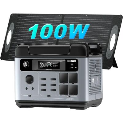 Station énergétique portable OUKITEL P2001E PRO 3200W 2048Wh UPS panneau solaire 100W - Publicité Station énergétique portable OUKITEL P2001E PRO 3200W 2048Wh UPS panneau solaire 100W - Publicité