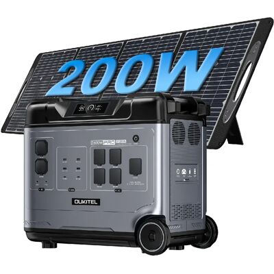 Station énergétique OUKITEL P5000 PRO 3600W 5120Wh panneau solaire 200W - Publicité Station énergétique OUKITEL P5000 PRO 3600W 5120Wh panneau solaire 200W - Publicité