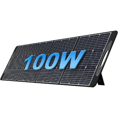 Panneau Solaire Pliable Portable OUKITEL PV100W - Publicité Panneau Solaire Pliable Portable OUKITEL PV100W - Publicité