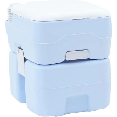Toilette Portable Bleue Vidaxl - Toilette de Camping Portable - Publicité Toilette Portable Bleue Vidaxl - Toilette de Camping Portable - Publicité