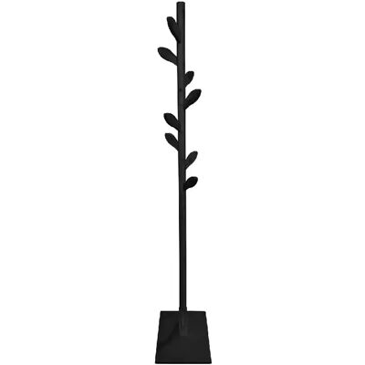 Pegane Porte-manteau de 8 crochets,en bois coloris noir avec base en métal noir - Longueur 30 x Largeur 40 x Hauteur 176 cm - Publicité Pegane Porte-manteau de 8 crochets,en bois coloris noir avec base en métal noir - Longueur 30 x Largeur 40 x Hauteur 176 cm - Publicité