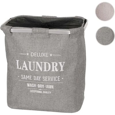 Mendler Collecteur de linge - Gris - Publicité Mendler Collecteur de linge - Gris - Publicité