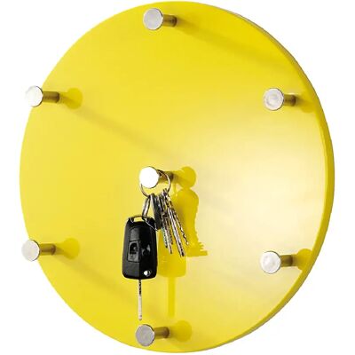 Pegane Patère porte-manteau - Jaune - Publicité Pegane Patère porte-manteau - Jaune - Publicité