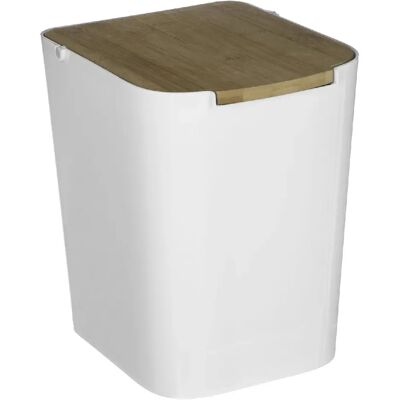 Atmosphera Baltik Blanc - Poubelle 5L - Style scandinave - Publicité Atmosphera Baltik Blanc - Poubelle 5L - Style scandinave - Publicité