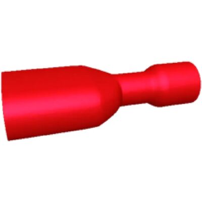 Bizline Cosse femelle isolée 6,35 x 0,8 mm - Rouge - Publicité Bizline Cosse femelle isolée 6,35 x 0,8 mm - Rouge - Publicité