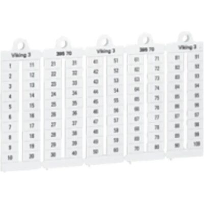 Legrand repères pour blocs de jonction Viking 3 - Lot de 100 - Publicité Legrand repères pour blocs de jonction Viking 3 - Lot de 100 - Publicité