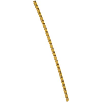 Legrand repère pour fil CAB 3 - lettre B, jaune - Publicité Legrand repère pour fil CAB 3 - lettre B, jaune - Publicité