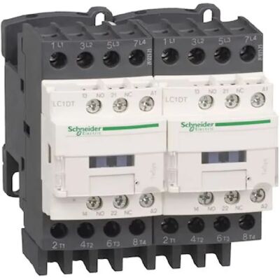 Contacteur réversible Schneider Electric LC2D - 4 pôles - 48V AC - Publicité Contacteur réversible Schneider Electric LC2D - 4 pôles - 48V AC - Publicité
