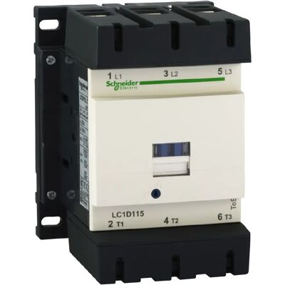 Contacteur Schneider Electric LC1D115FE7 - 3 pôles - 115V AC - 55kW - Publicité Contacteur Schneider Electric LC1D115FE7 - 3 pôles - 115V AC - 55kW - Publicité