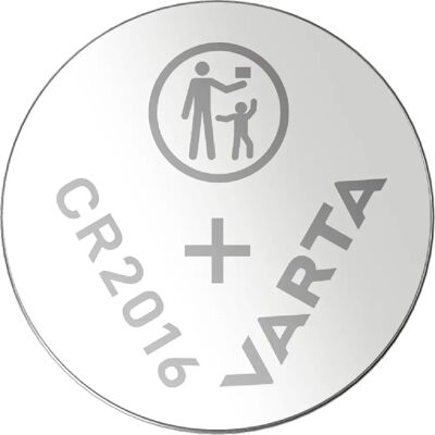 Varta pile bouton CR2016 - Argent - Publicité Varta pile bouton CR2016 - Argent - Publicité