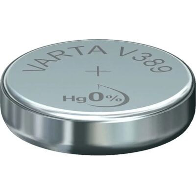 Varta Pile bouton oxyde d'argent 389 - Argent - Publicité Varta Pile bouton oxyde d'argent 389 - Argent - Publicité