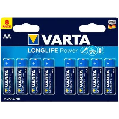 Varta 8x AA Piles longue durée - Piles - Publicité Varta 8x AA Piles longue durée - Piles - Publicité