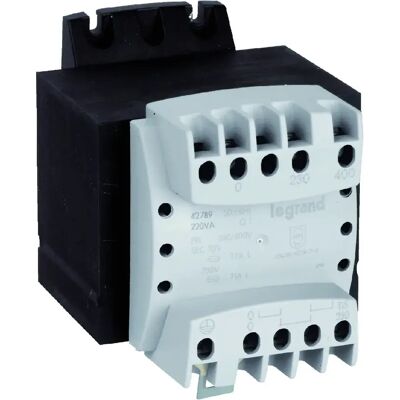 Legrand Transformateur de séparation monophasé 230/400 V vers 2x115 V - Publicité Legrand Transformateur de séparation monophasé 230/400 V vers 2x115 V - Publicité