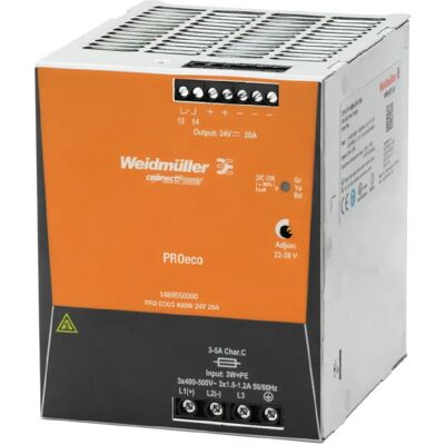 Weidmuller alimentation à découpage Pro Eco3 24V DC - Publicité Weidmuller alimentation à découpage Pro Eco3 24V DC - Publicité